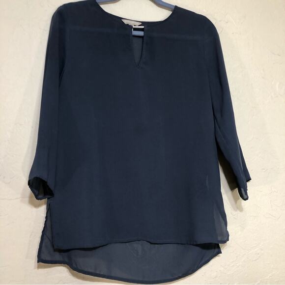 Banana Republic Tops - Banana Republic Womens Top Small 3/4 sleeves sheer Blouse